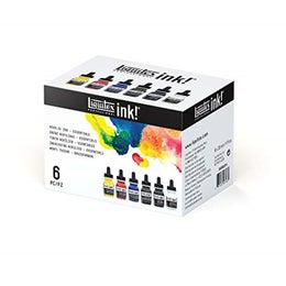 Liquitex Acrylic Ink 6x30ml Essentials Set