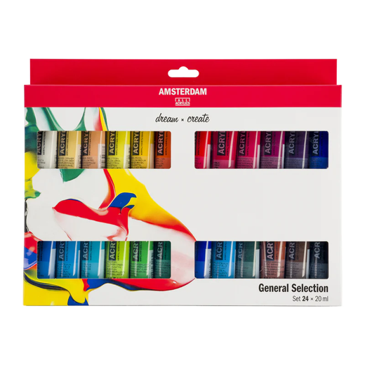 Amsterdam Standard Acrylic Paint Set 24 x 20 ml