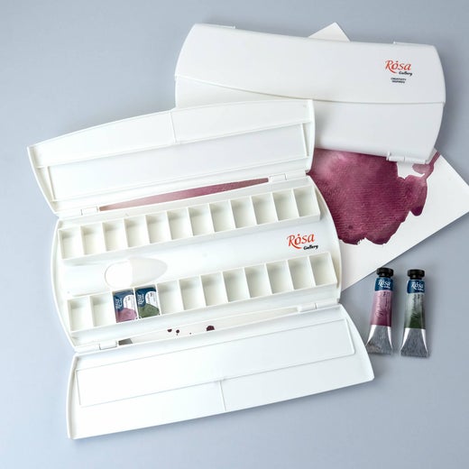 ROSA Empty Watercolour Case - for 24 Pans