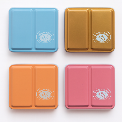 Roman Szmal Empty Metal Watercolour Tins