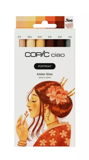 Copic Ciao Portrait Set "Amber Glow"
